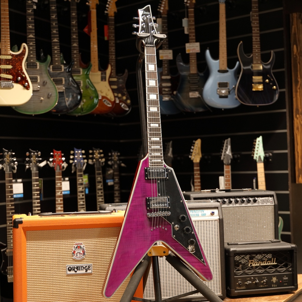 Schecter V-1 Custom Trans Purple