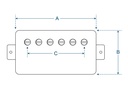 Boston PHB-90-NBK humbucker pickup