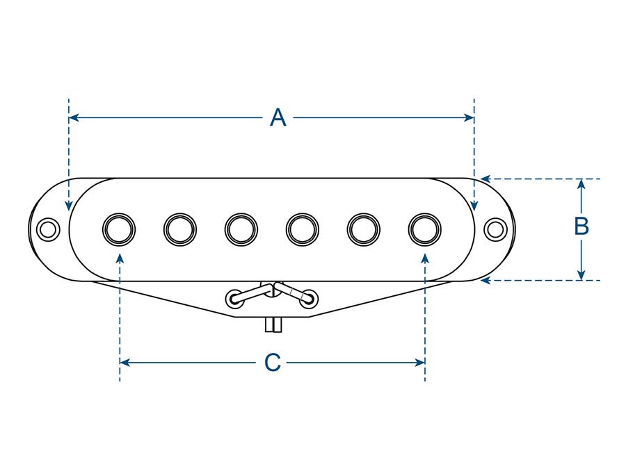 Boston VSC-57-BWH Vintage single coil pickup (kopie)