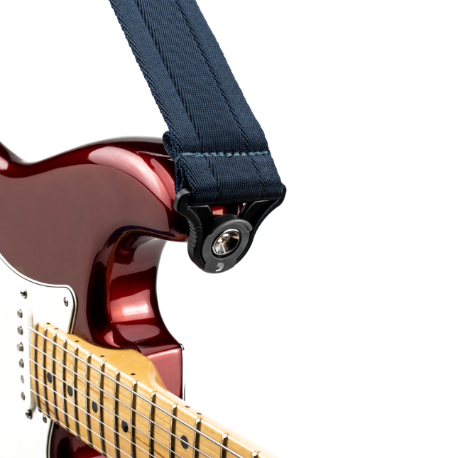 D'addario Auto Lock Locking Guitar Strap, Midnight