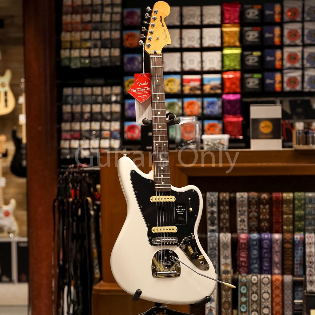 Fender  Player II Jaguar®, Rosewood Fingerboard, Polar White