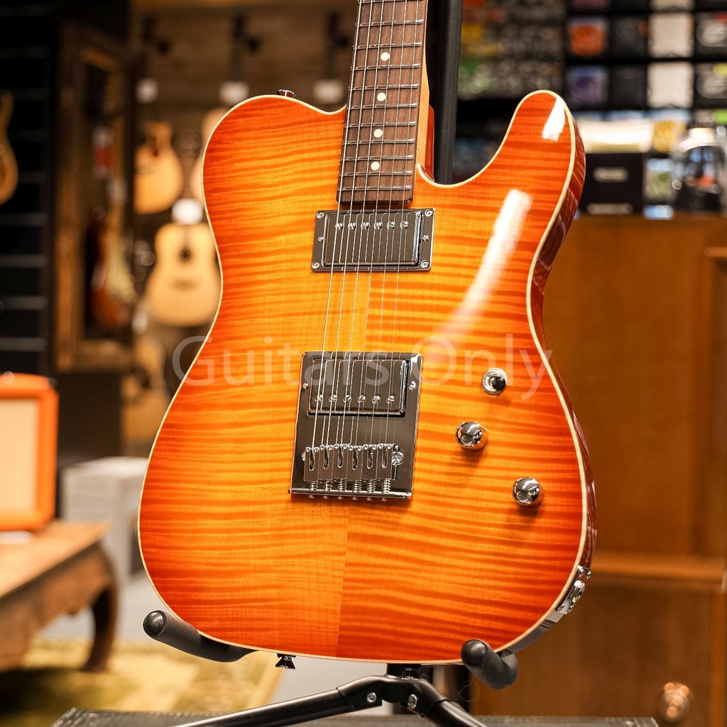 Schecter USA Custom Shop PT HH, Iced Tea Flame