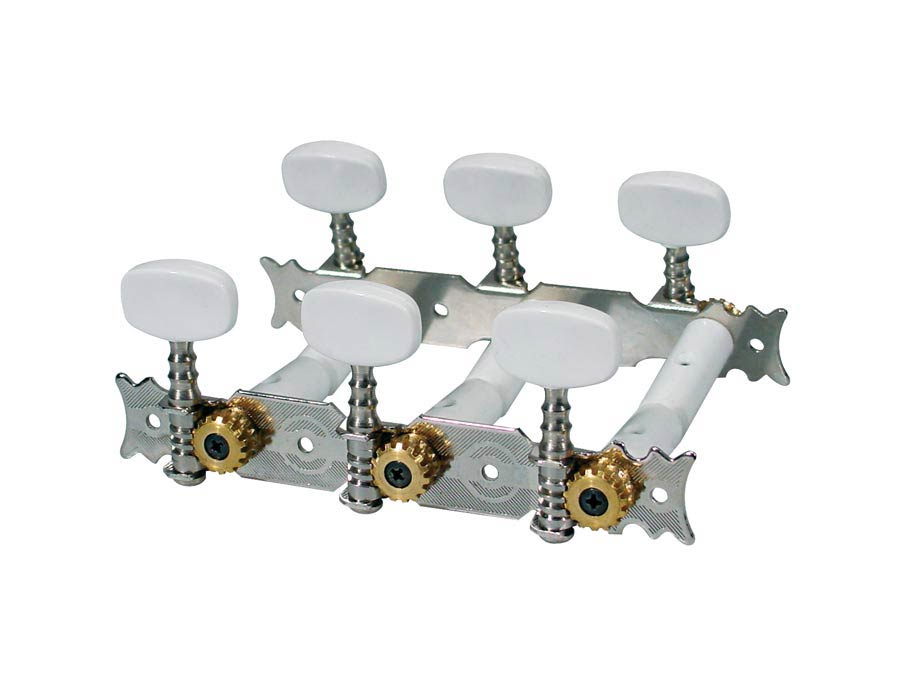 Boston stemmechanieken 128 | Klassieke gitaar | chrome