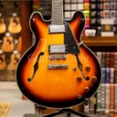 Eko SA350 Semi-Hollowbody Sunburst