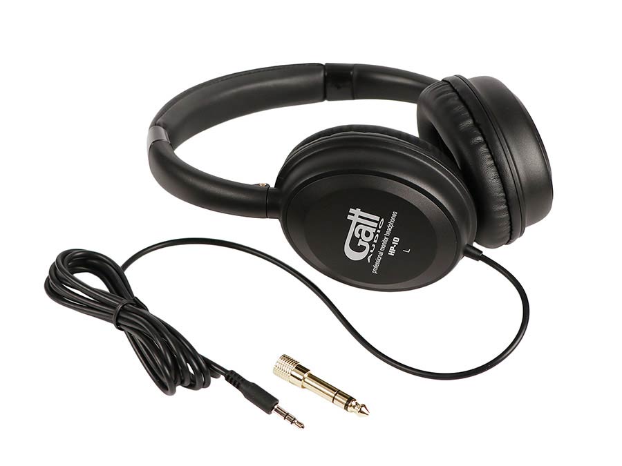 Gatt Audio HP-10 professional monitoring headphones, 150cm cable