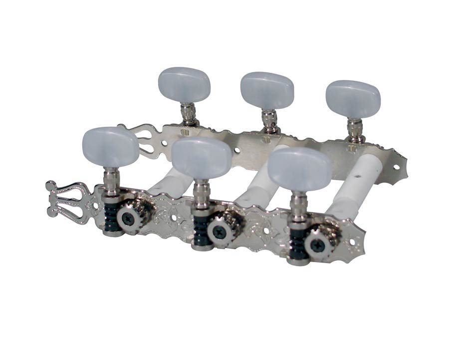 Boston stemmechanieken 131 | Klassieke gitaar | nickel | pearloid buttons