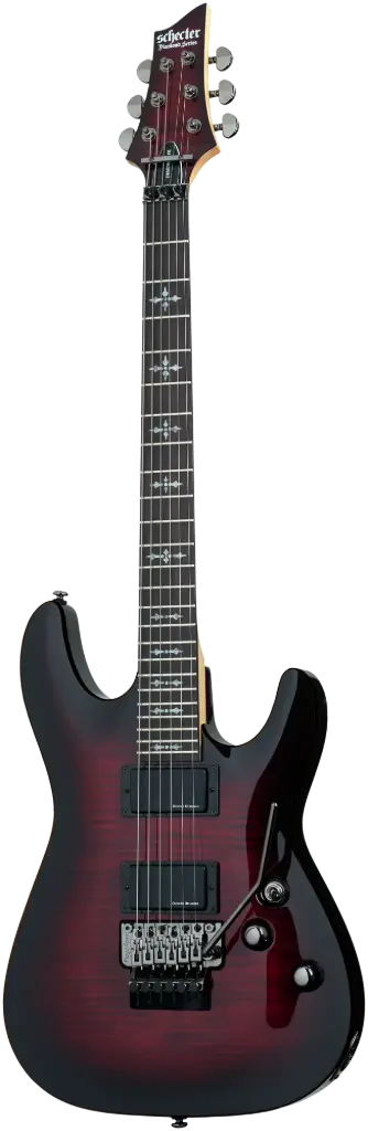 Schecter Demon 6 Floyd Rose Crimson Red Burst