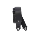 D'Addario Comfort Leather Auto Lock Guitar Strap, Black