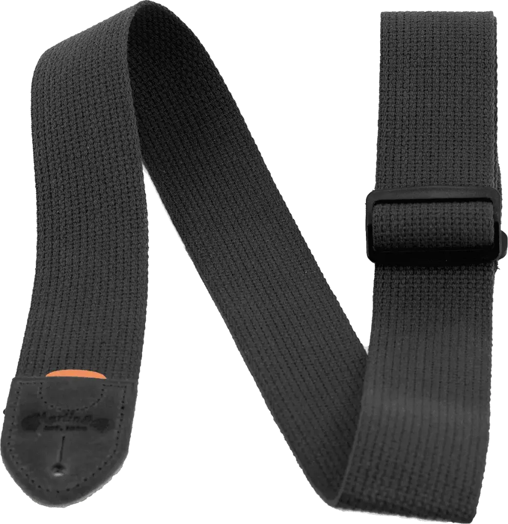 Martin & Co Cotton Weave Pickholder Strap Black