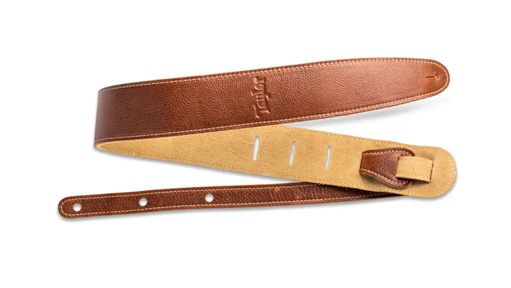 Taylor Strap - Med Brown Leather - Suede Back