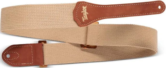 Taylor - GS Mini Strap - Tan Cotton - Amber Buckle 