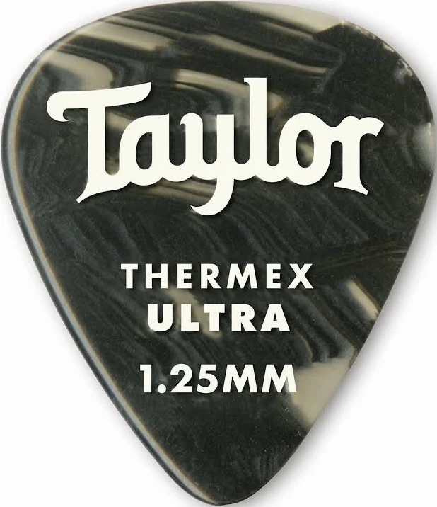 Taylor Picks 1.25mm/351 - Thermex Ultra - Black Onyx - 6 pc
