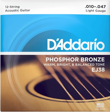 D'Addario EJ38 12-string 10-47