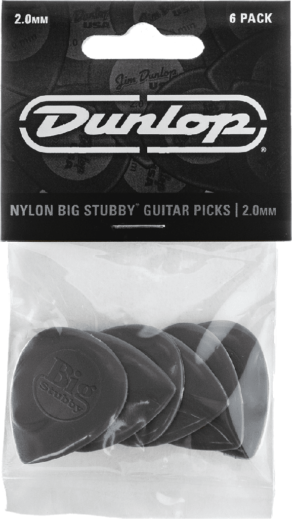 DUNLOP Nylon Big Stubby 6 x 2,00 mm ADU 445P20