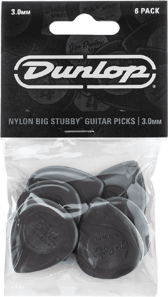 DUNLOP Nylon Big Stubby 6 x 3,00 mm ADU 445P30