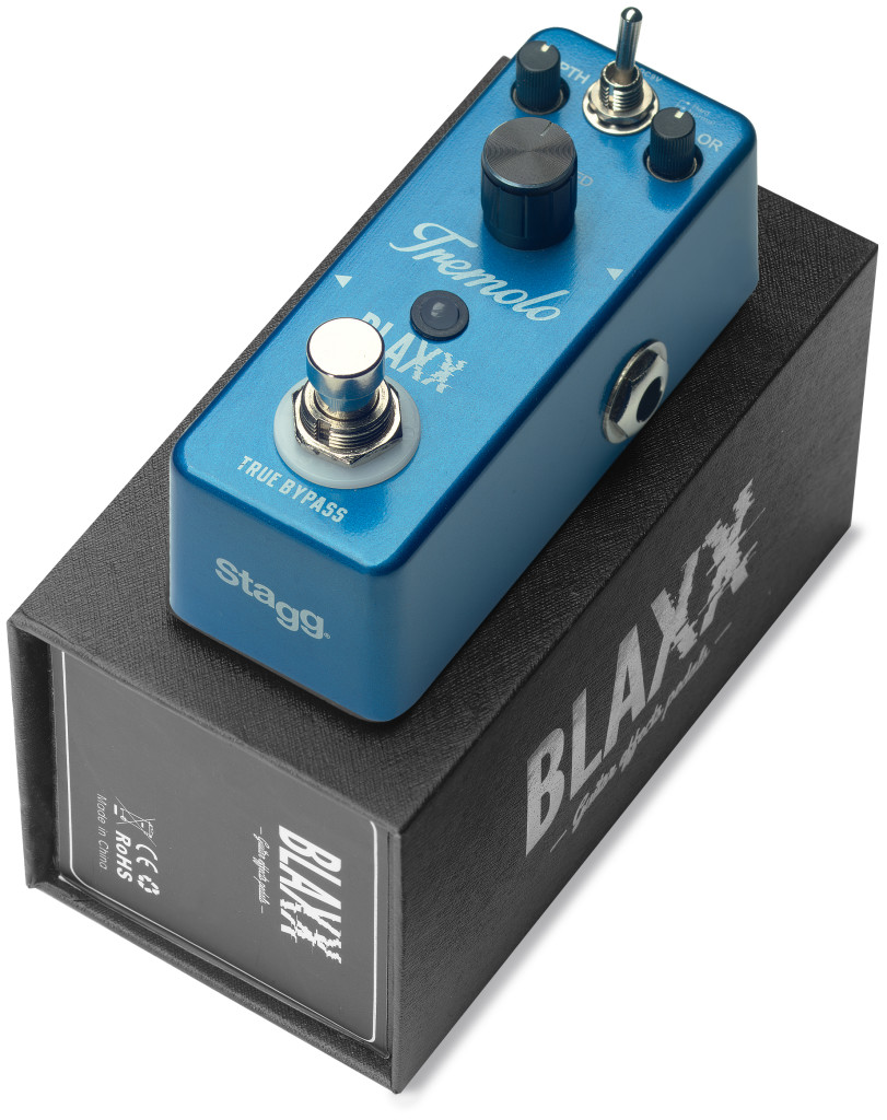 Blaxx 2 modes tremolo pedal