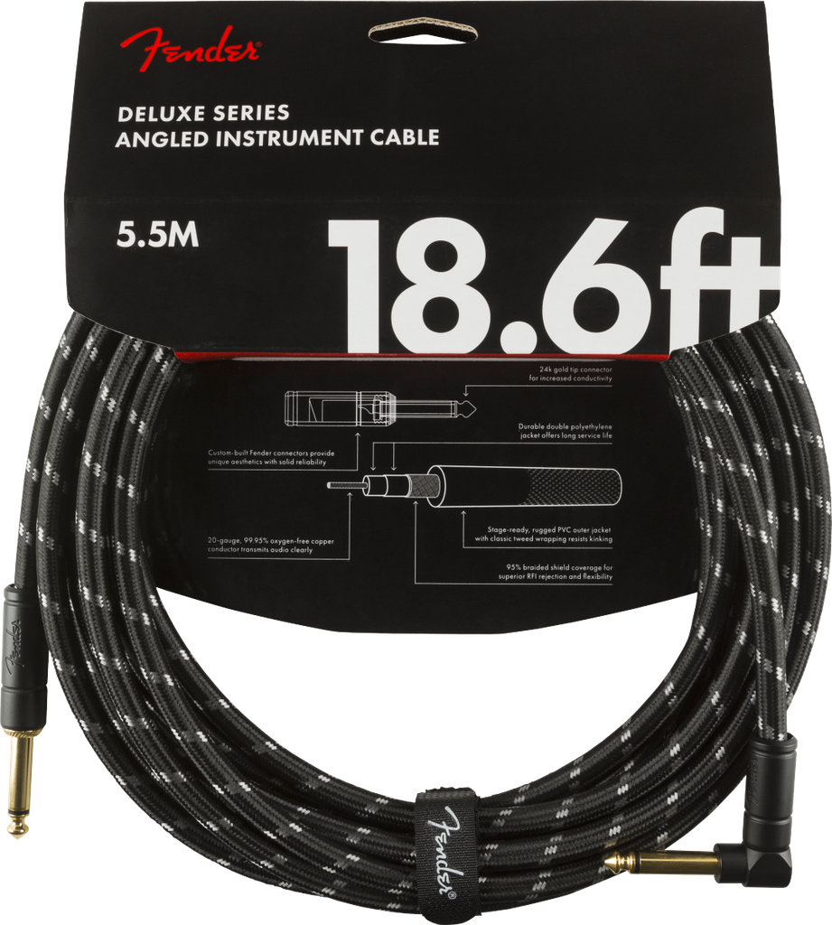 Fender Deluxe 5,5m Angle Black Tweed