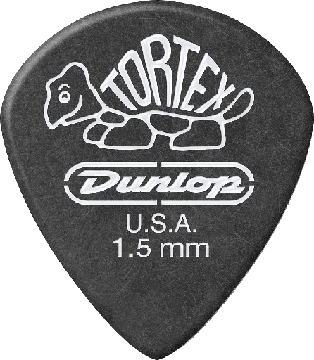 [482P135] DUNLOP Tortex Jazz Black 12 x 1,35mm ADU 482P135