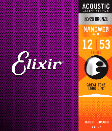 [CEL 11052] Elixir Nanoweb Brons 80/20 12-53