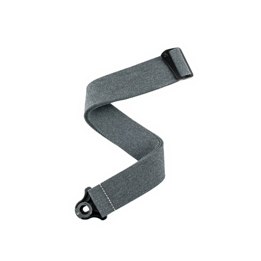 [50BAL04] D'addario Auto Lock Locking Guitar Strap, Skater Grey