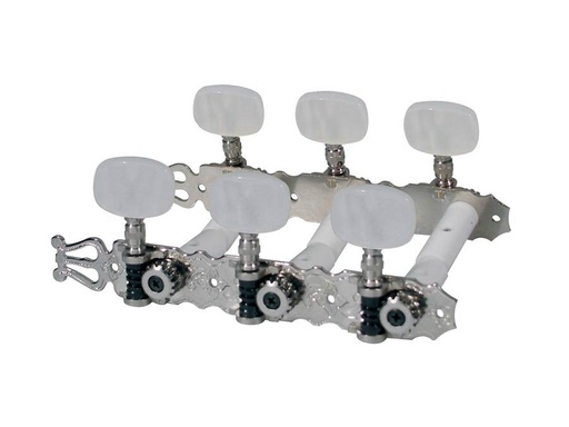 [131-P] Boston stemmechanieken 131-P | Klassieke gitaar | nickel | pearloid buttons