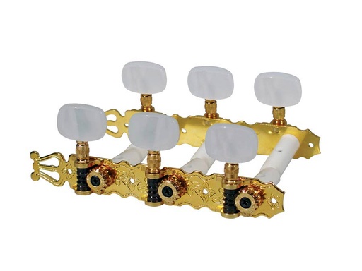 [131-G] Boston stemmechanieken 131-G | Klassieke gitaar | gold | pearloid buttons