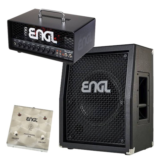 [Engl Ironball en ProCab 112 - 2dehands - 1 jaar garantie - Levering onderworpen aan de bijzondere regeling van belastingheffing over de winstmarge. Btw niet aftrekbaar.] Engl Ironball + Pro 12" cab + z-4 switch (preloved)