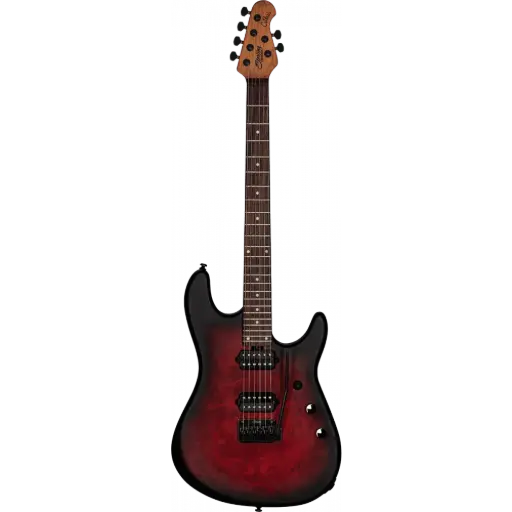 [GSB RICHARDSON6-DSBS] Sterling by Music Man - Jason Richardson - Dark Scarlet Burst Satin