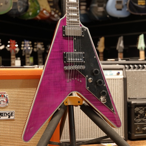 Schecter V-1 Custom Trans Purple