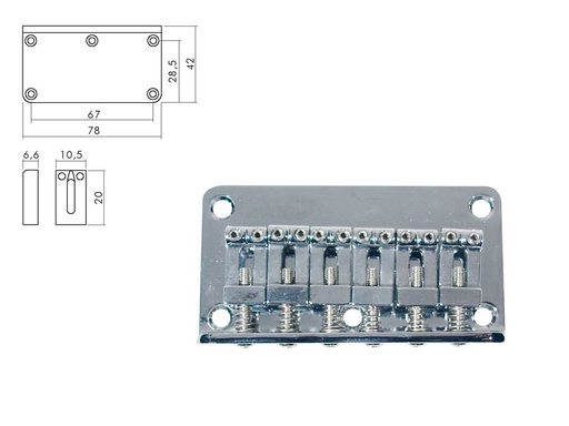 [B-1506-C] Boston B-1506-C brug-staartstuk