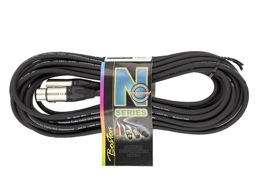 [MXX-500-5] Boston N-Series microphone cable, xlr-xlr, Neutrik connectors, 5m