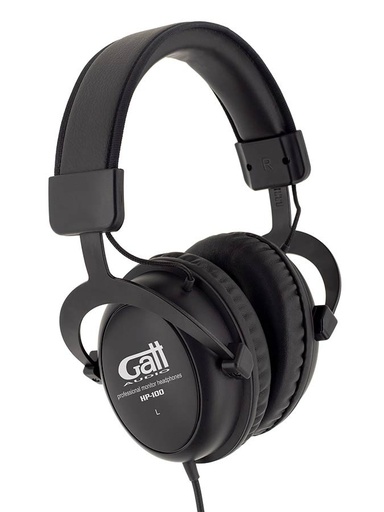 Gatt Audio HP-100 professional closed monitoring headphones, 310cm cable, Noise reduction