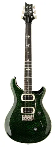 PRS SE Custom 24 Teal Black Quilt Top