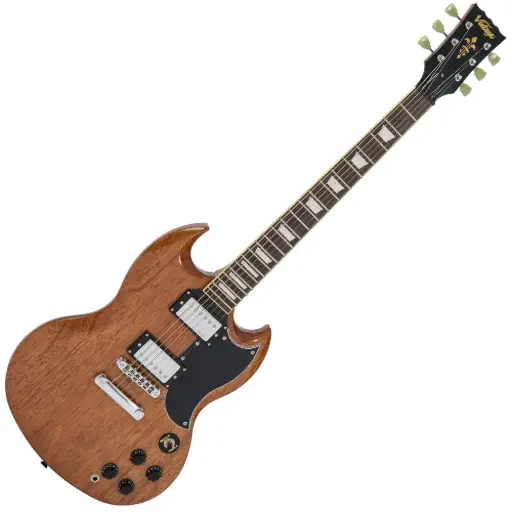 [VS6M] Vintage VS6 ReIssued Electric Guitar ~ Natural Mahogany