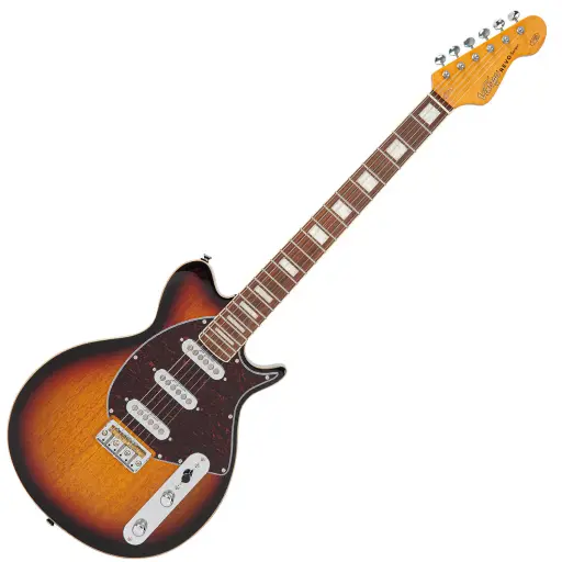 [VRV800SB] Vintage REVO Series 'Vision' Electric Guitar ~ Two Tone Sunburst