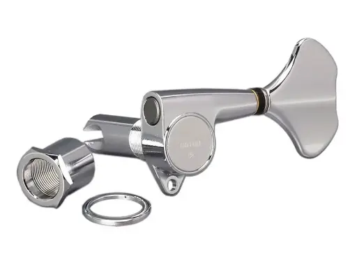 [GTH15472] Gotoh GB707 machine heads for bass guitar ratio 1:20, L4, chrome
