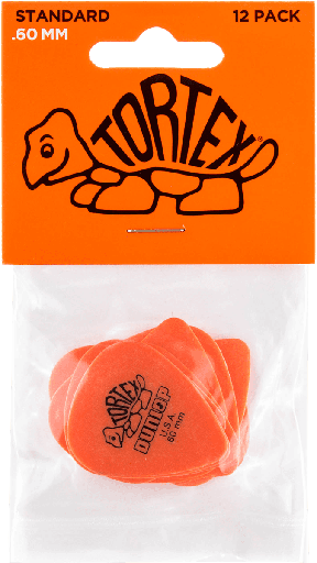 [ADU 418P60] DUNLOP Tortex 12 x 0,60 mm ADU 418P60