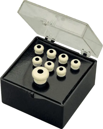 [APP28] MARTIN & CO Brugpennen - Wit, punt zwart