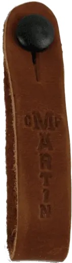 [A0032] Martin & Co Headstock contour - Headstock Tie Brown