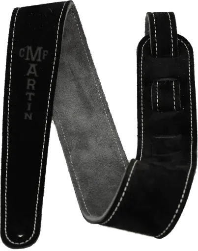 [A0016] Martin & Co Dubbele dikte - Suede Strap Black/Gray