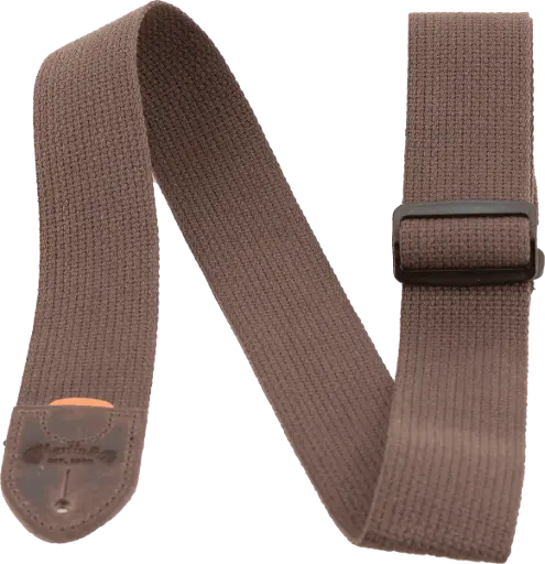 [A0105] Martin & Co Cotton Weave Pickholder Strap Brown