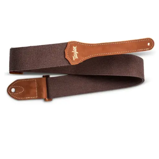 [4012-20] Taylor - GS Mini Strap - Choc Brn Cot - Amb Buckle 