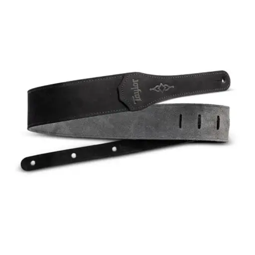 [4104-25] Taylor - Gemstone Strap - Sanded Suede - Black