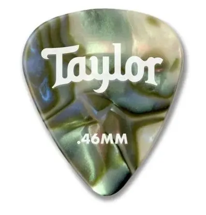 [80736] Taylor Picks 0.96mm/351 - Celluloid - Abalone - 12 pc