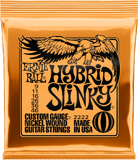 [CEB 2222] Ernie Ball 2222 Hybrid slinky 9-46