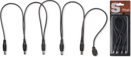 [PS-DC-5M1F] Stagg power supply cable chain 5 outputs