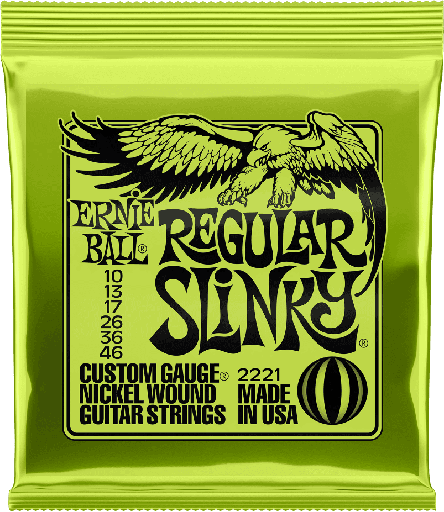[CEB 2221] Ernie Ball 2221 Regular slinky 10-46