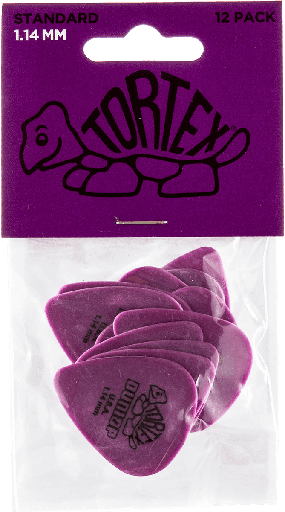 [ADU 418P114] DUNLOP Tortex 12 x 1,14 mm ADU 418P114