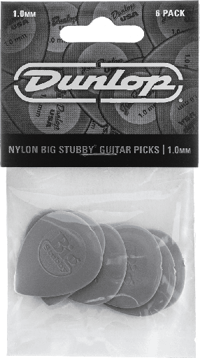 [ADU 445P10] DUNLOP Nylon Big Stubby 6 x 1,00 mm ADU 445P10