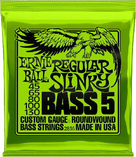 [CEB 2836] Ernie Ball Bass 5 2836 Regular Slinky
